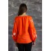 Embroidered blouse "Orange Marvel"